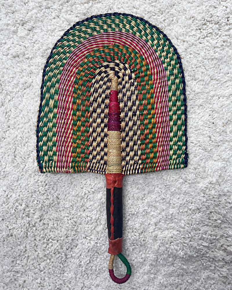 Burkina Faso Woven Hand Fan - Afrilege