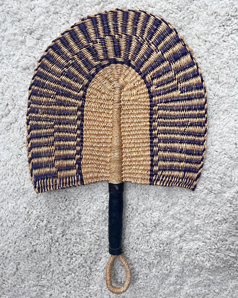 Burkina Faso Woven Hand Fan - Afrilege