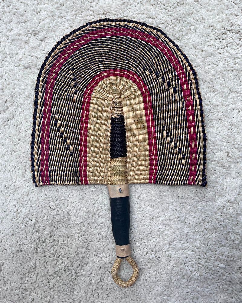 Burkina Faso Woven Hand Fan - Afrilege