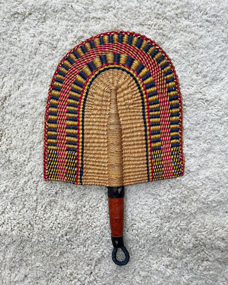 Burkina Faso Woven Hand Fan - Afrilege
