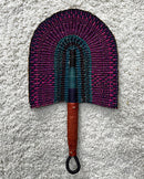 Burkina Faso Woven Hand Fan