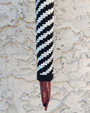 Bamileke Hand Beaded African Carved Walking Stick / Cane - Afrilege