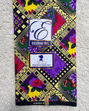 African Wax Print Fabric (Ankara) - Purple / Yellow - Afrilege