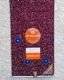 African Wax Print Fabric by The Yard - Red / Blue - Afrilege