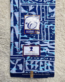 Bamileke Ndop pattern African Wax Print Fabric - Blue - Afrilege