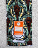 African Wax Print Fabric (Ankara) - Green / Brown - Afrilege