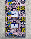 Atoghu Bangangte African Wax Print Fabric - Blue / Pink / Yellow - Afrilege