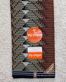 African Wax Print Fabric by The Yard - Brown - Afrilege