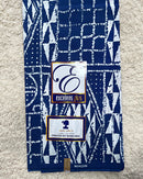 Bamileke Ndop pattern African Wax Print Fabric - Blue - Afrilege
