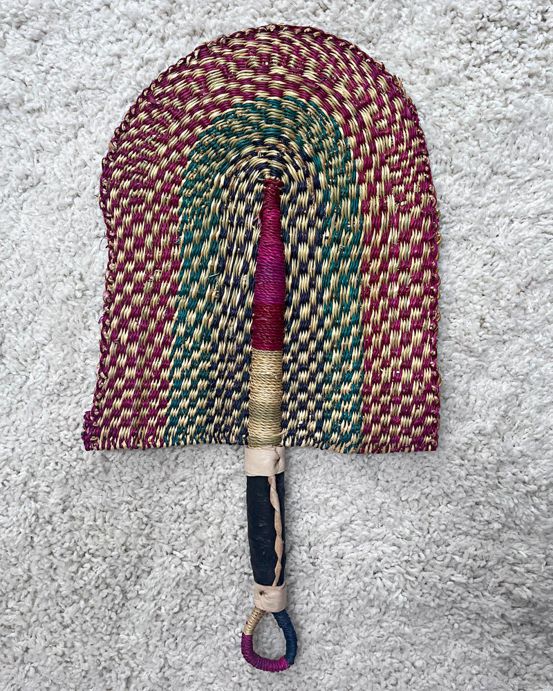 Burkina Faso Woven Hand Fan - Afrilege