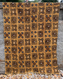 Cowry Symbols African Mudcloth Fabric - Afrilege