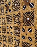Cowry Symbols African Mudcloth Fabric - Afrilege