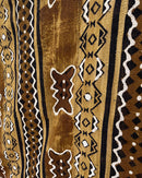 African Bogolan Mud Cloth Fabric - Brown - Afrilege