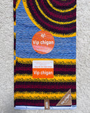 African Wax Print Fabric by The Yard - Red / Orange - Afrilege