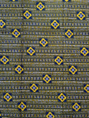 African Wax Print Fabric by The Yard - Olive Green - Afrilege