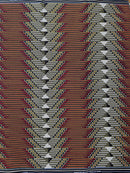 African Wax Print Fabric by The Yard - Brown - Afrilege