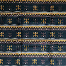 African Wax Print Fabric by the yard - Brown / Black - Afrilege