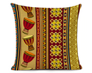 African Ethnic Pattern Pillow Cover - Multicolor - Afrilege