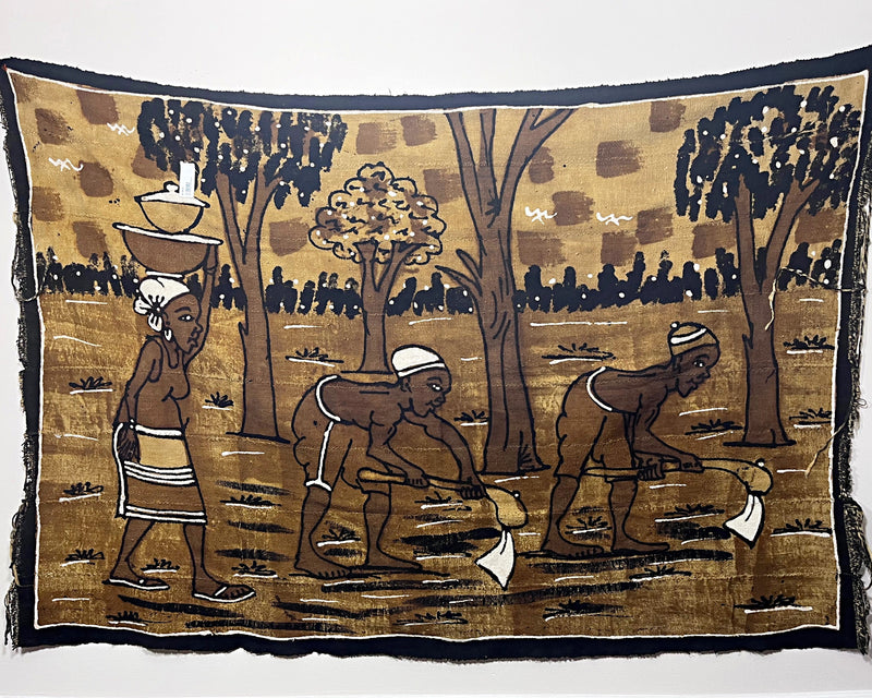 African Handmade painting Mudcloth Tapestry - Afrilege
