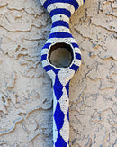 Bamileke Hand Beaded African Carved Walking Stick / Cane - Afrilege