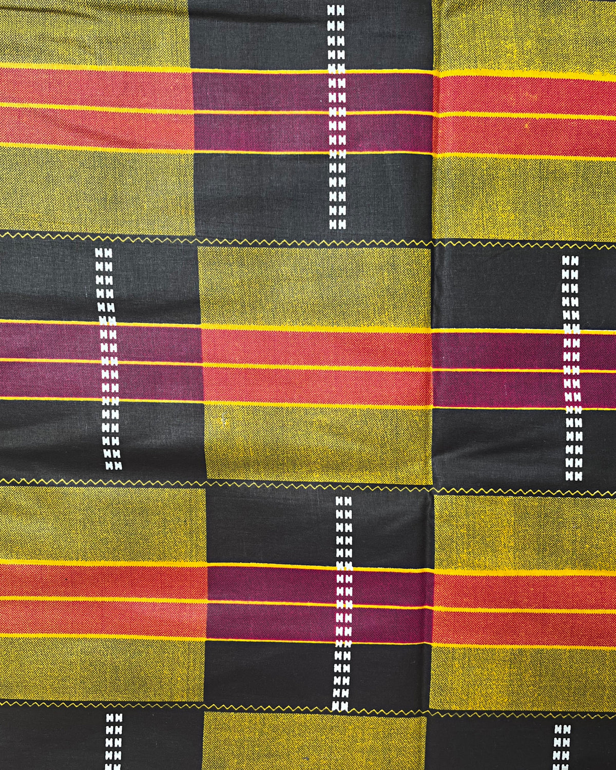 African Wax Print Fabric Ankara - Black / Orange– Afrilege