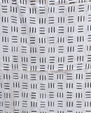 African Mudcloth Fabric from Mali - White / Black - Afrilege