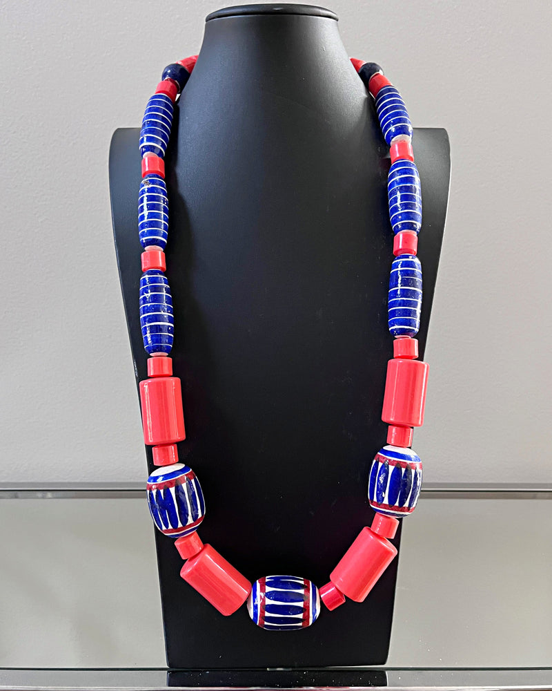 Cameroonian Nigerian Traditional Beads Necklace - Afrilege
