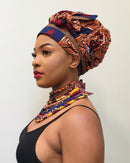 Carol African Print 10 Strands Choker Rope Necklace - Afrilege