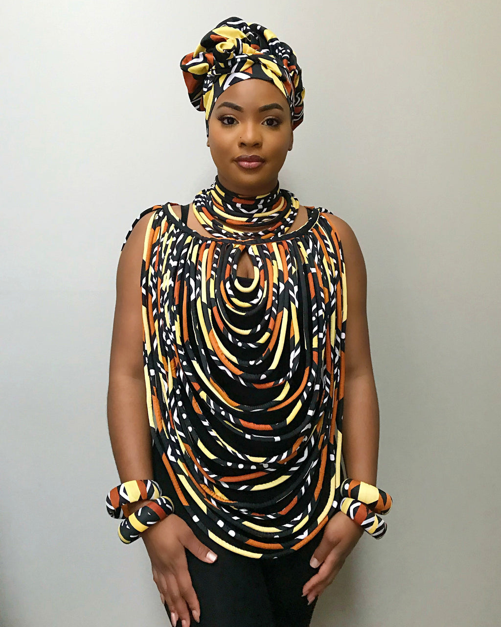 Bogolan African Print Multi-Strands Rope– Afrilege
