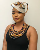 Bessa African Print Rope Necklace - Afrilege