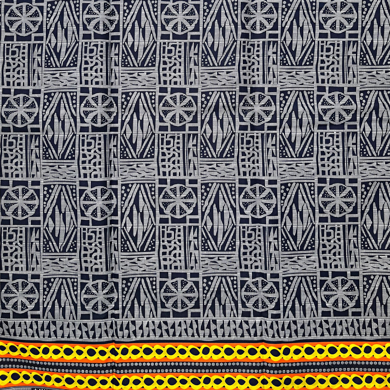 Bamileke Ndop pattern African Wax Print Fabric