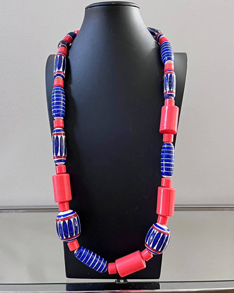 Cameroonian Nigerian Mix Traditional Beads Necklace - Afrilege