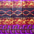 African Wax Print Tie Dye Fabric ( Ankara) - Pink / Orange - Afrilege