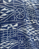 Bamileke Authentic Ndop Textile Tapestry Cloth from Cameroon - Afrilege