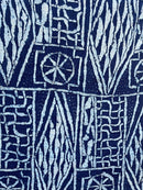 Bamileke Authentic Ndop Textile Tapestry Cloth from Cameroon - Afrilege