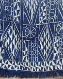 Bamileke Authentic Ndop Textile Tapestry Cloth from Cameroon - Afrilege