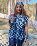 Bamileke Authentic Ndop Cloth Attire "TOP" from Cameroon For Men and Women - Afrilege