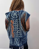 Bamileke Authentic Ndop Cloth Attire "TOP" from Cameroon For Men and Women - Afrilege