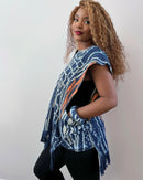 Bamileke Authentic Ndop Cloth Attire "TOP" from Cameroon For Men and Women - Afrilege