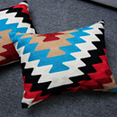 Rug Style Embroidered Textured Pillow Cover - Afrilege