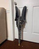 Babanki African Elephant Head Mask with Encrusted Cowries & Coins