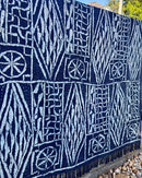 Bamileke Authentic Ndop Textile Tapestry Cloth from Cameroon - Afrilege