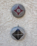 Handcrafted African Round Songye Wooden Shield