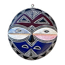 Bateke Beti Tribe African Round Mask - Afrilege