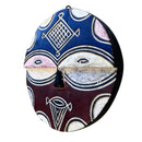 Bateke Beti Tribe African Round Mask - Afrilege