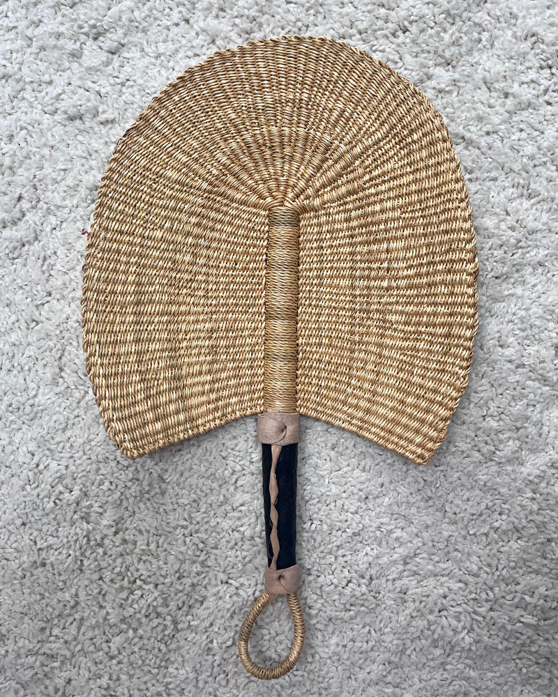 Burkina Faso Woven Hand Fan - Afrilege