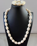 Off-white African Beads Necklace - Afrilege
