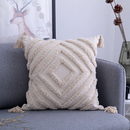 Modern Geometric Boho cushion cover with Tassels pillow cover - Afrilege