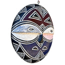 Bateke Beti Tribe African Round Mask - Afrilege