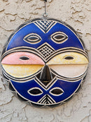 Bateke Beti Tribe African Round Mask